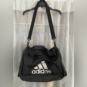 Black adidas duffle bag